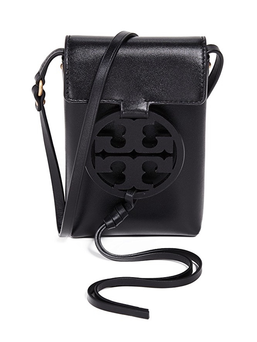 Tory Burch Black Miller Logo Crossbody